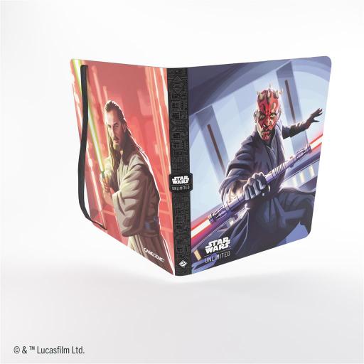 [GGS32041ML] Gamegenic - Star Wars Unlimited 18-Pocket Album - Qui-Gon Jinn/Darth Maul