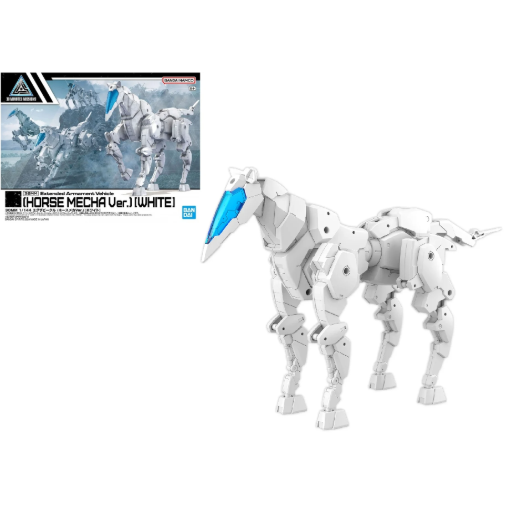 [234217] 30MM - 1/144 Extended Armament Vehicule (Horse Mecha) White -Model Kit MIX FIG