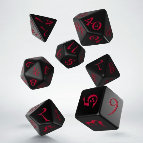 [QWSSCLE06] Classic RPG Stormy &amp; white Dice Set (7) (kopio)
