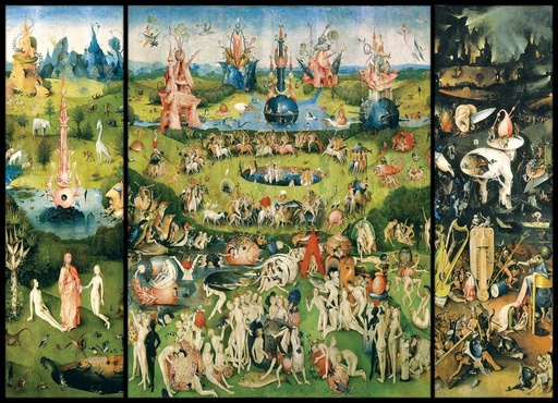 [Eurographics-6000-0830] Heironymus Bosch - The Garden of Earthly Delights (1000pc Puzzle)