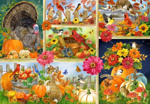 [Bluebird-Puzzle-F-91052] The Colours of Autumn (1000pc)