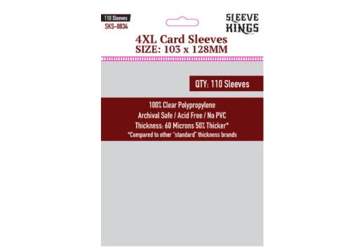 [MDG8834] 103x128mm 4XL Sleeves 60 Microns (110)