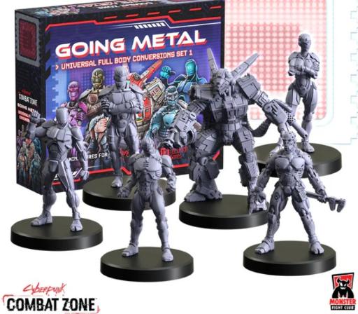 [MFC45181] Cyberpunk Red Combat Zone Going Metal Full Body Conversion Kit 1