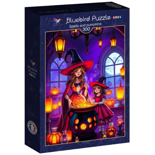 [Bluebird-Puzzle-F-91058] Spells and Pumpkins (300pc)